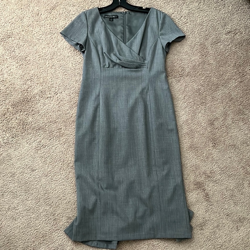 Lafayette 148 Grey Dress
